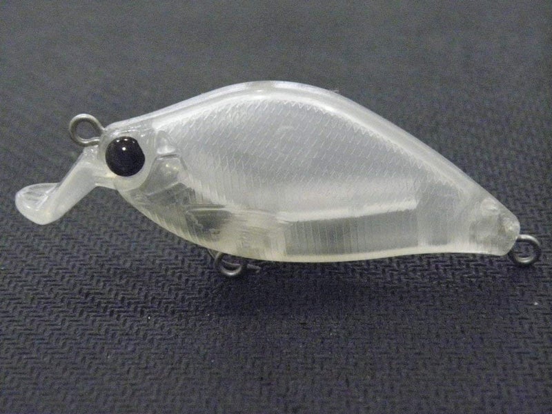 wLure 10 Blank Unpainted Crankbait Wide Wobble Slow Floating Fishing Lures with Free Eyes UPC503 - Image 1